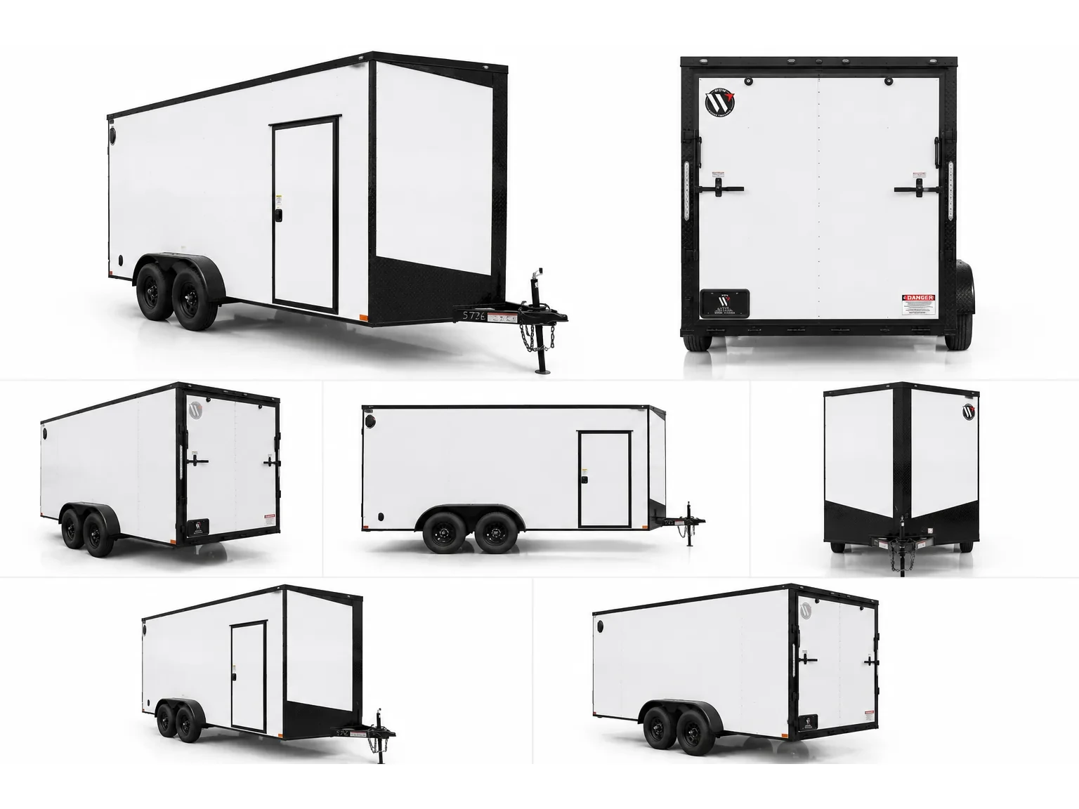 Blackout work trailer in the Pro trim